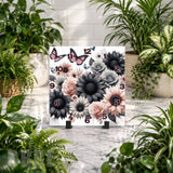 Floral Butterfly 4 Clock Mockup