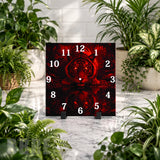 Red Tiger Clock Mockup