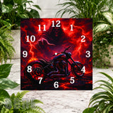 Motorcycle Thunder 2 Clock Sublimation Wrap