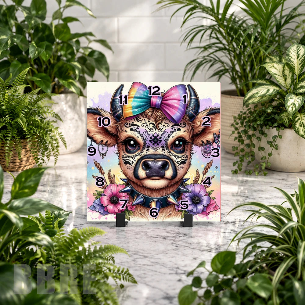 Cow Clock Clock Mockup