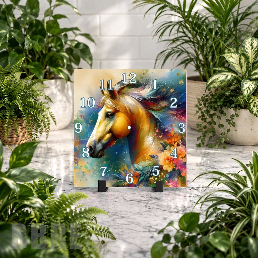 Majestic Horse 6 Clock Mockup