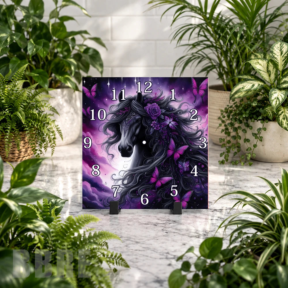 Majestic Unicorn Clock Mockup