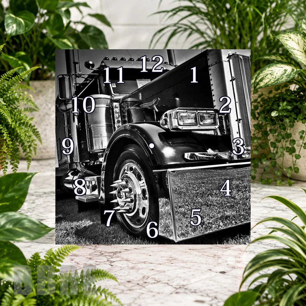 Classic Truck Clock Sublimation Wrap