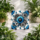 Floral Clock 4 Clock Mockup