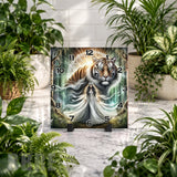 Tiger Goddess 2 Clock Mockup