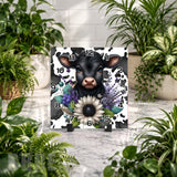 Cow Floral Clock Mockup