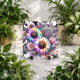 Floral Clock 7 Clock Mockup