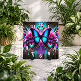 Butterfly Bloom 3 Clock Mockup