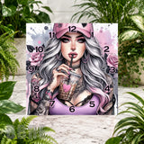 Gothic Beauty Clock Sublimation Wrap