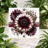 Sunflower Elegance 2 Clock Sublimation Wrap
