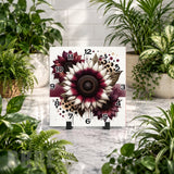 Sunflower Elegance 2 Clock Mockup