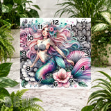 Mermaid Fantasy 2 Clock Sublimation Wrap