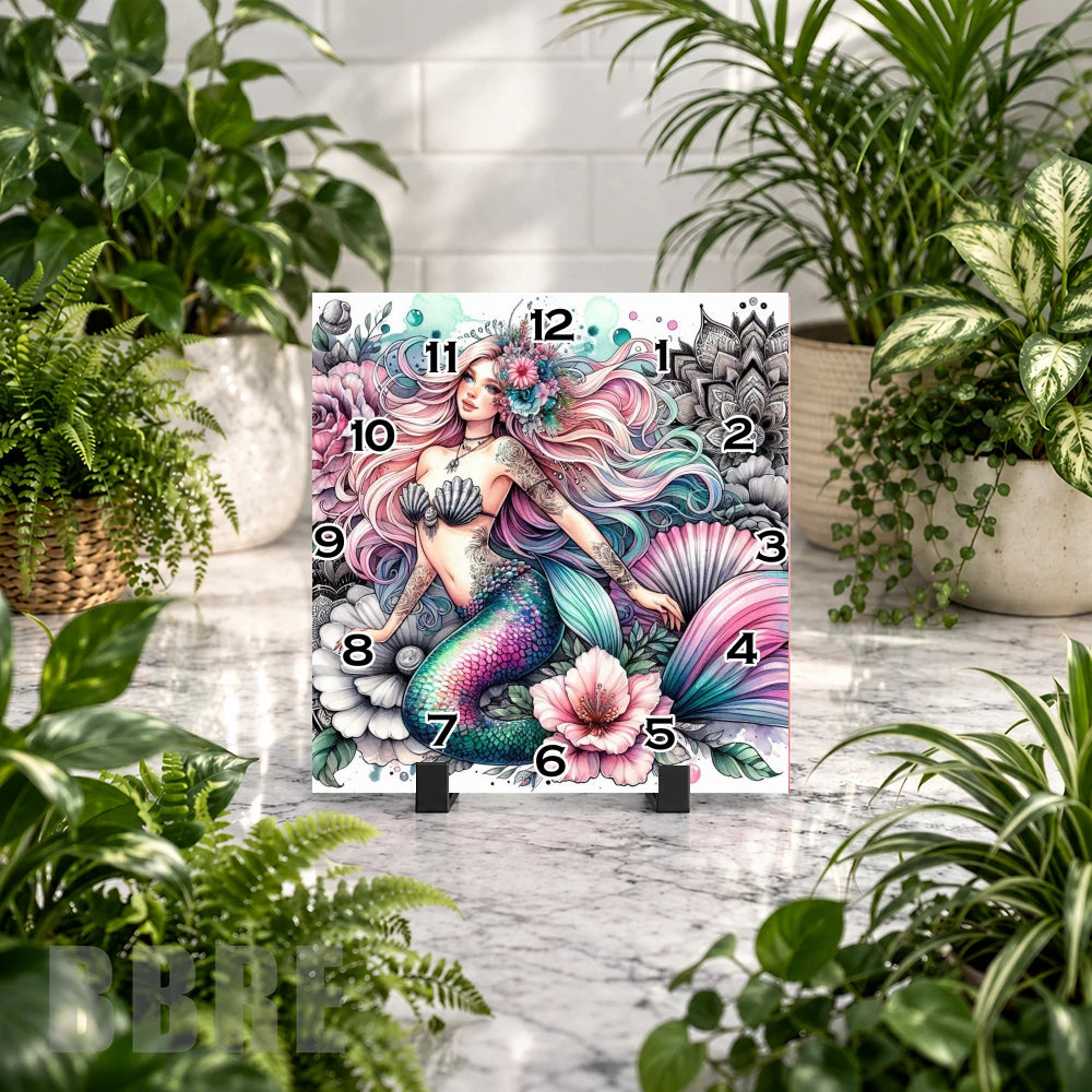 Mermaid Fantasy 2 Clock Mockup