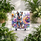 Floral Dog Clock Mockup