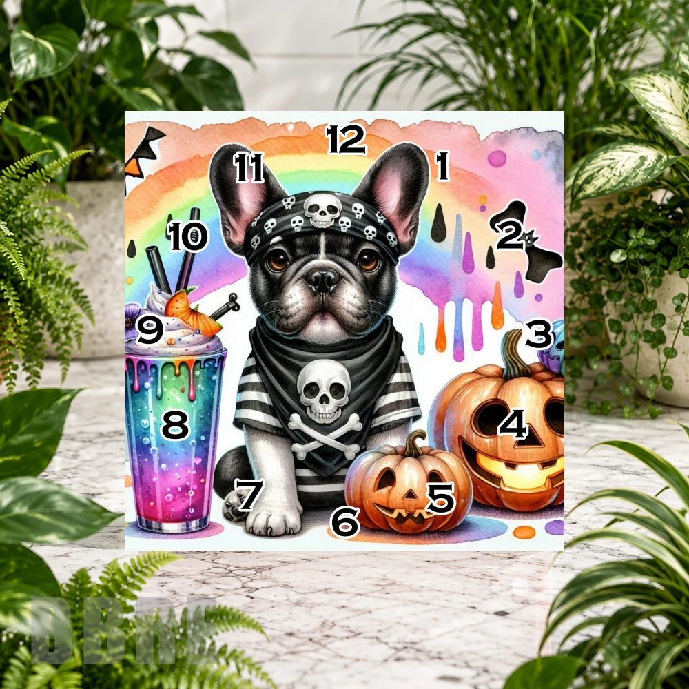 Punk Pup Clock Sublimation Wrap