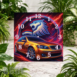 Lion Car Clock Sublimation Wrap