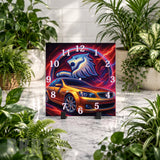 Lion Car Clock Mockup