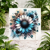 Floral Clock 8 Clock Sublimation Wrap