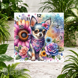 Charming Chihuahua 2 Clock Sublimation Wrap