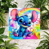 Colorful Stitch 6 Clock Sublimation Wrap