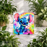 Colorful Stitch 6 Clock Mockup