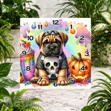 Pug Party Clock Sublimation Wrap