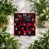 Crimson Skull 2 Clock Mockup