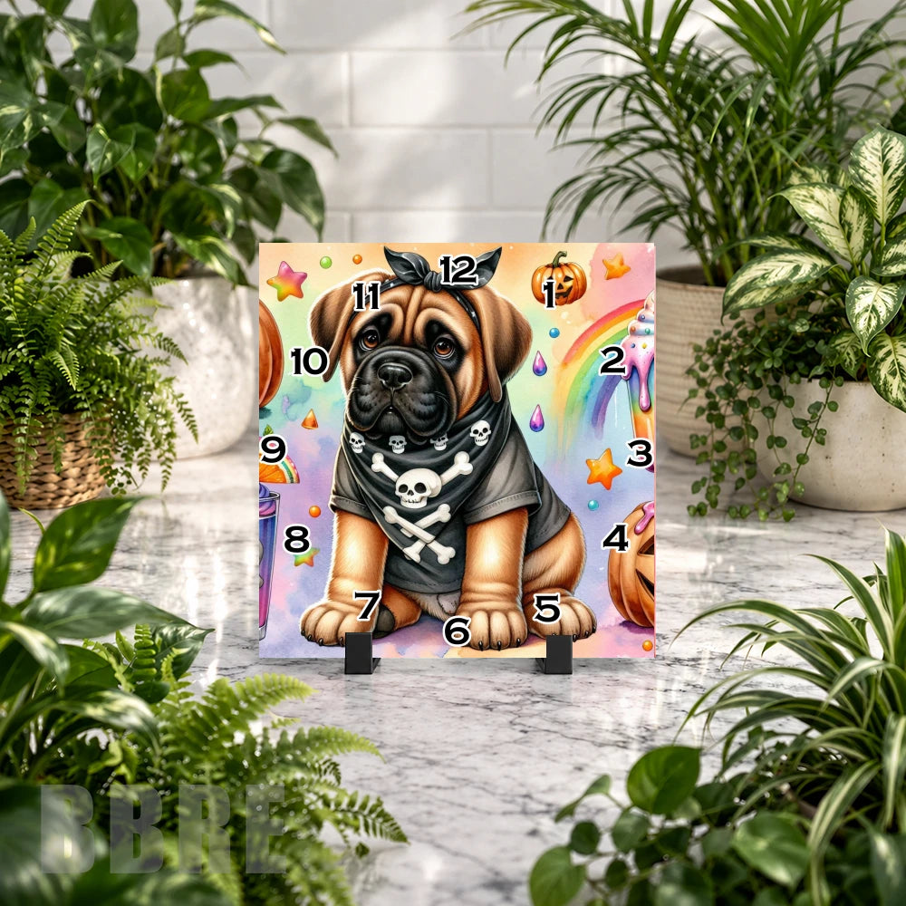 Punk Puppy Clock Mockup