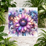 Floral Clock 10 Clock Sublimation Wrap