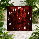Tiger Reflection Clock Sublimation Wrap