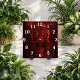 Tiger Reflection Clock Mockup
