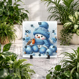 Snowman Clock 2 Clock Mockup