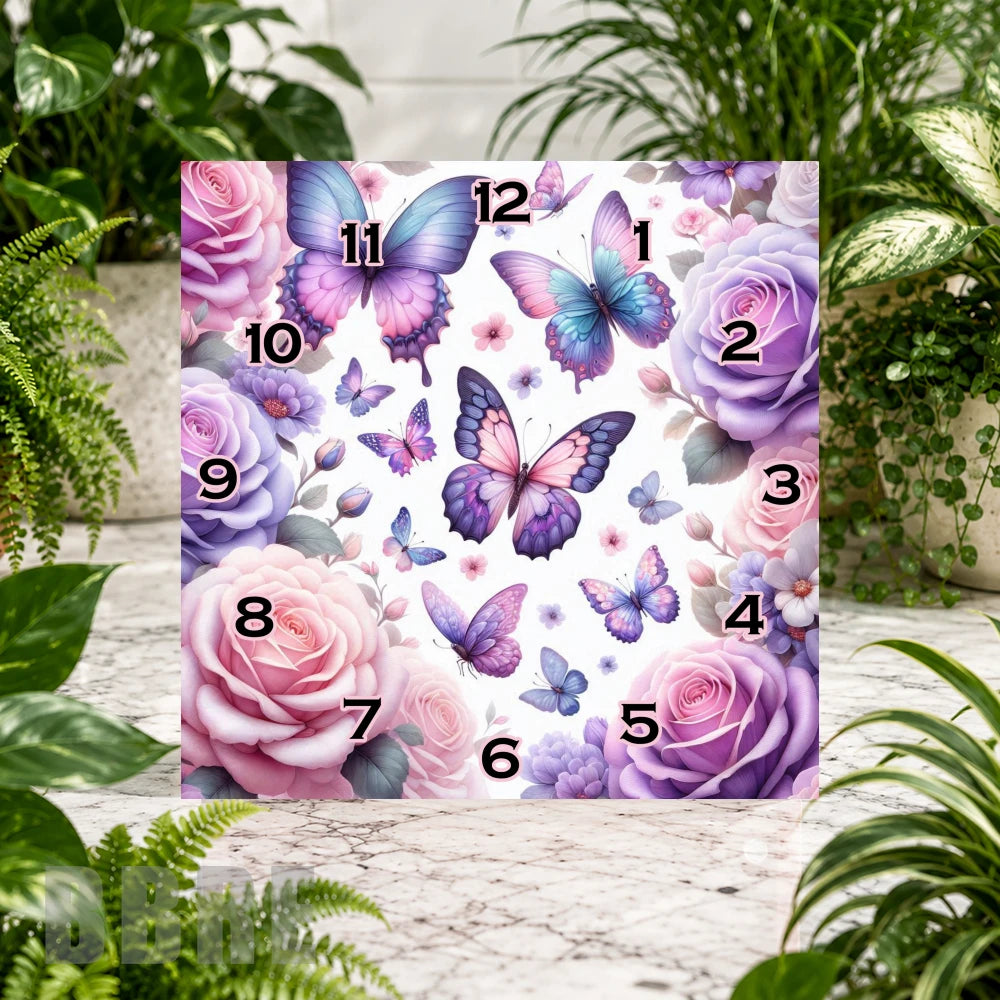 Butterfly Blossom 10 Clock Sublimation Wrap