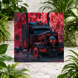 Rebel Truck Clock Sublimation Wrap