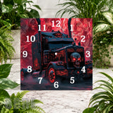 Haunted Truck Clock Sublimation Wrap