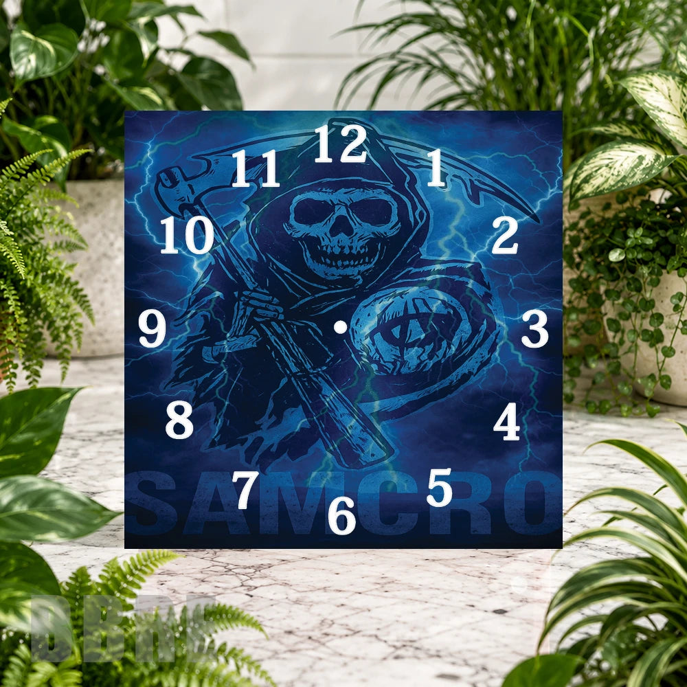Grim Reaper 3 Clock Sublimation Wrap