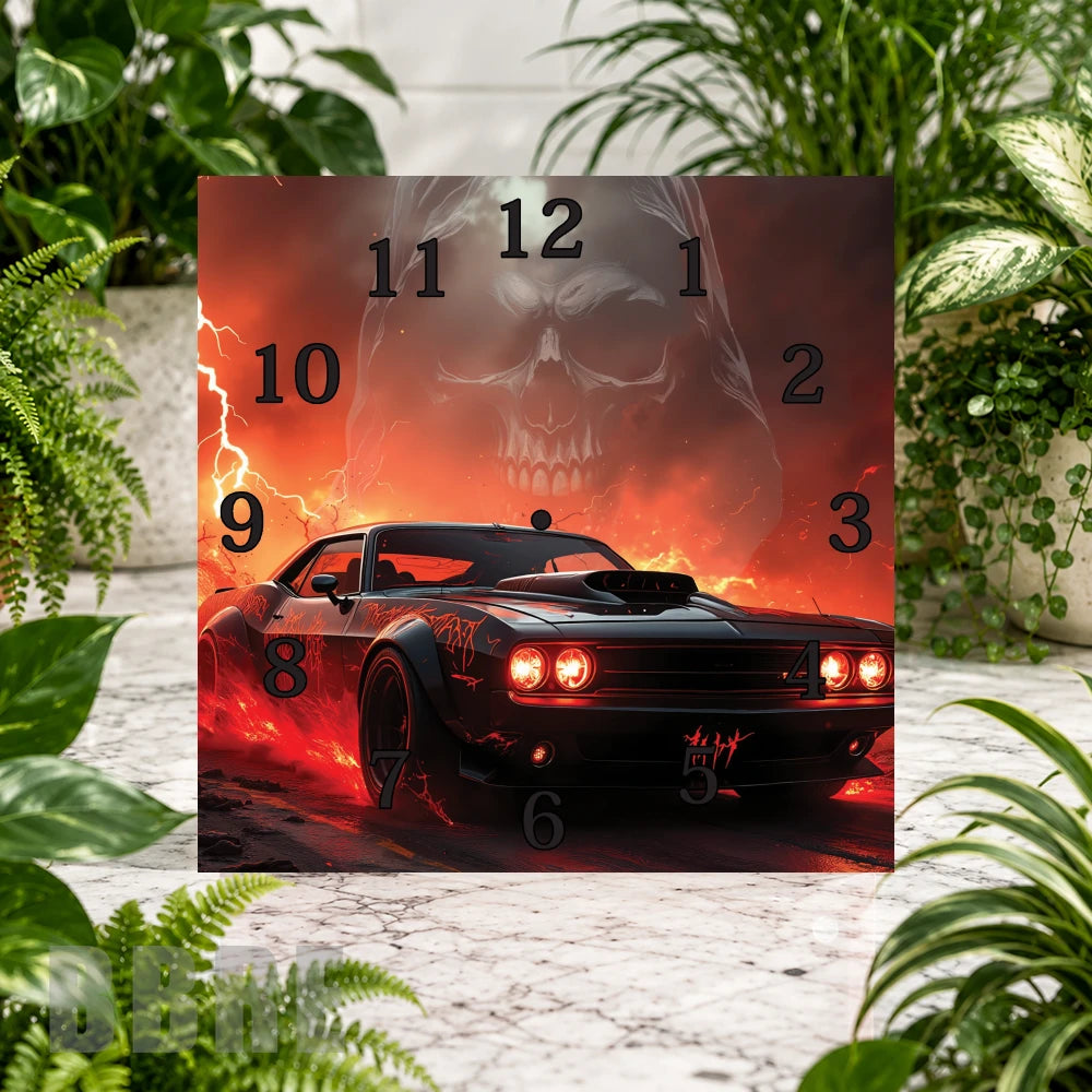 Inferno Racer Clock Sublimation Wrap
