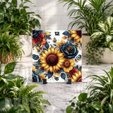Floral Timepiece Clock Mockup