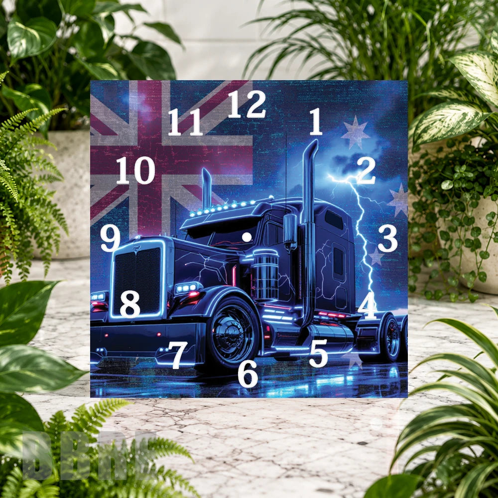 Truck Time Clock Sublimation Wrap