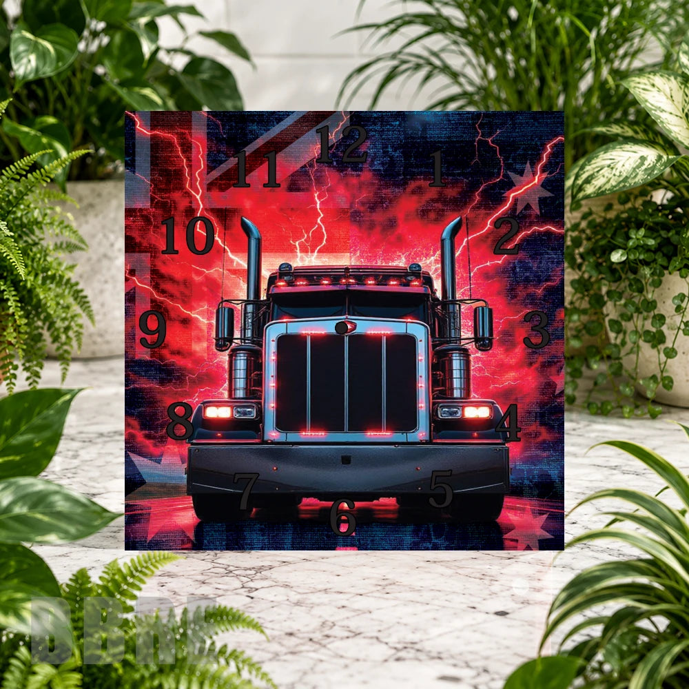 Lightning Truck 2 Clock Sublimation Wrap