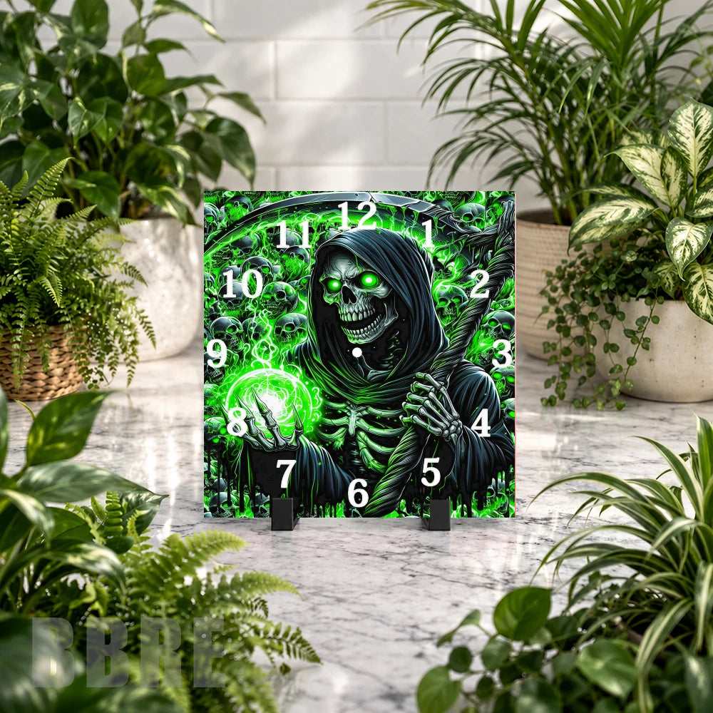 Grim Reaper 5 Clock Mockup
