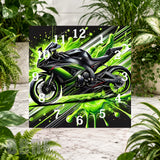 Racing Motorcycle Clock Sublimation Wrap