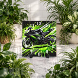Racing Motorcycle Clock Mockup