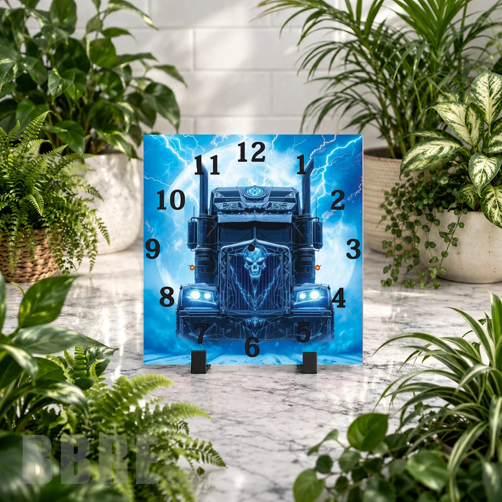 Truck Thunder 2 Clock Mockup