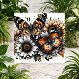Butterfly Bloom 4 Clock Sublimation Wrap