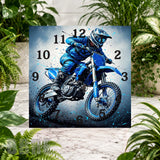 Racing Motorcycle 2 Clock Sublimation Wrap