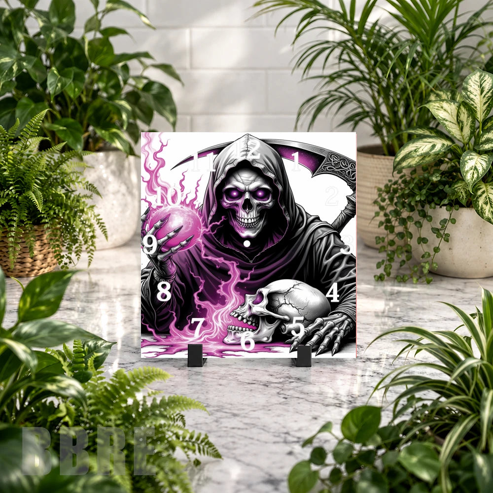 Grim Reaper 10 Clock Mockup