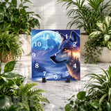 Wolf Moon 3 Clock Mockup
