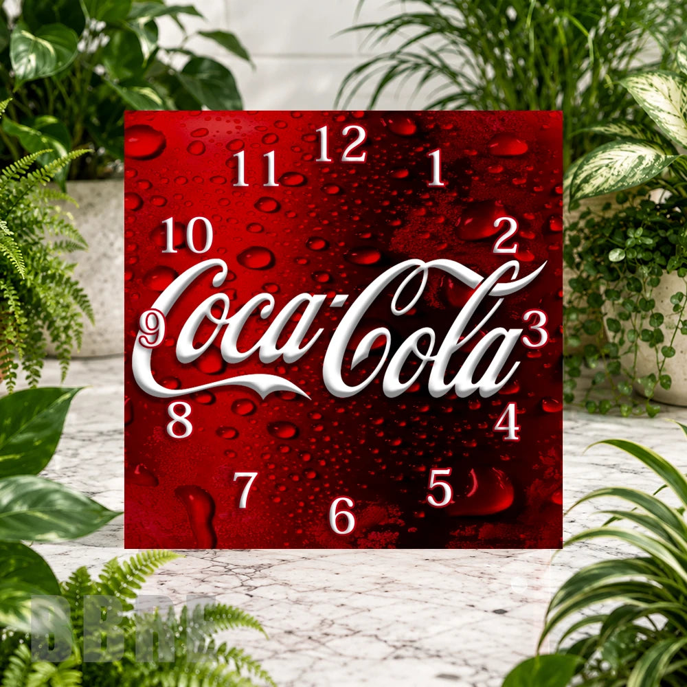 Coca Cola Clock Sublimation Wrap