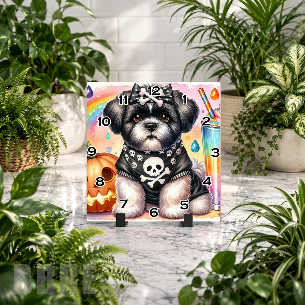 Punk Puppy 2 Clock Mockup